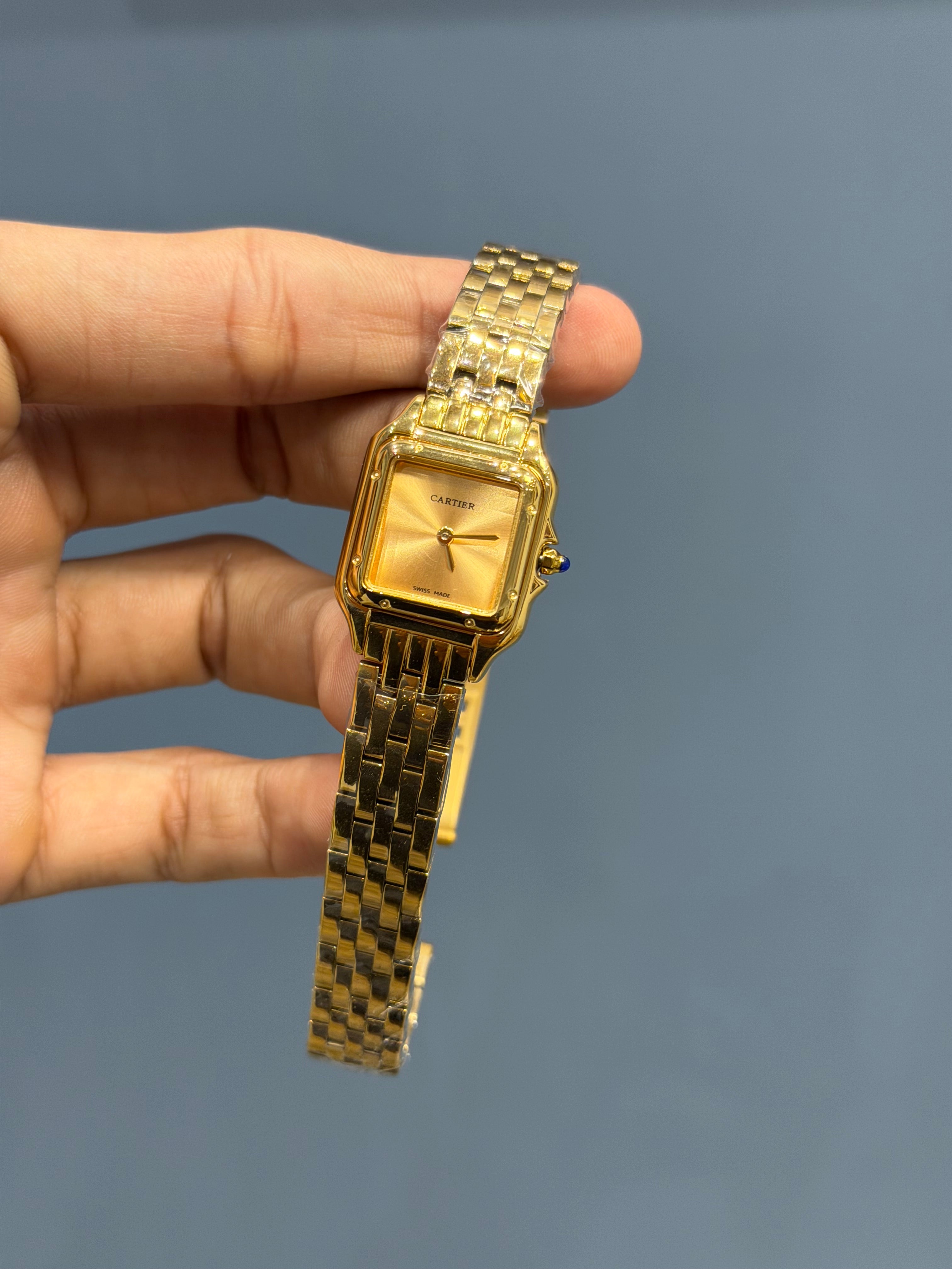 NEW COLLECTION YELLOW GOLD WITH GOLDEN DIAL LADIES WATCH