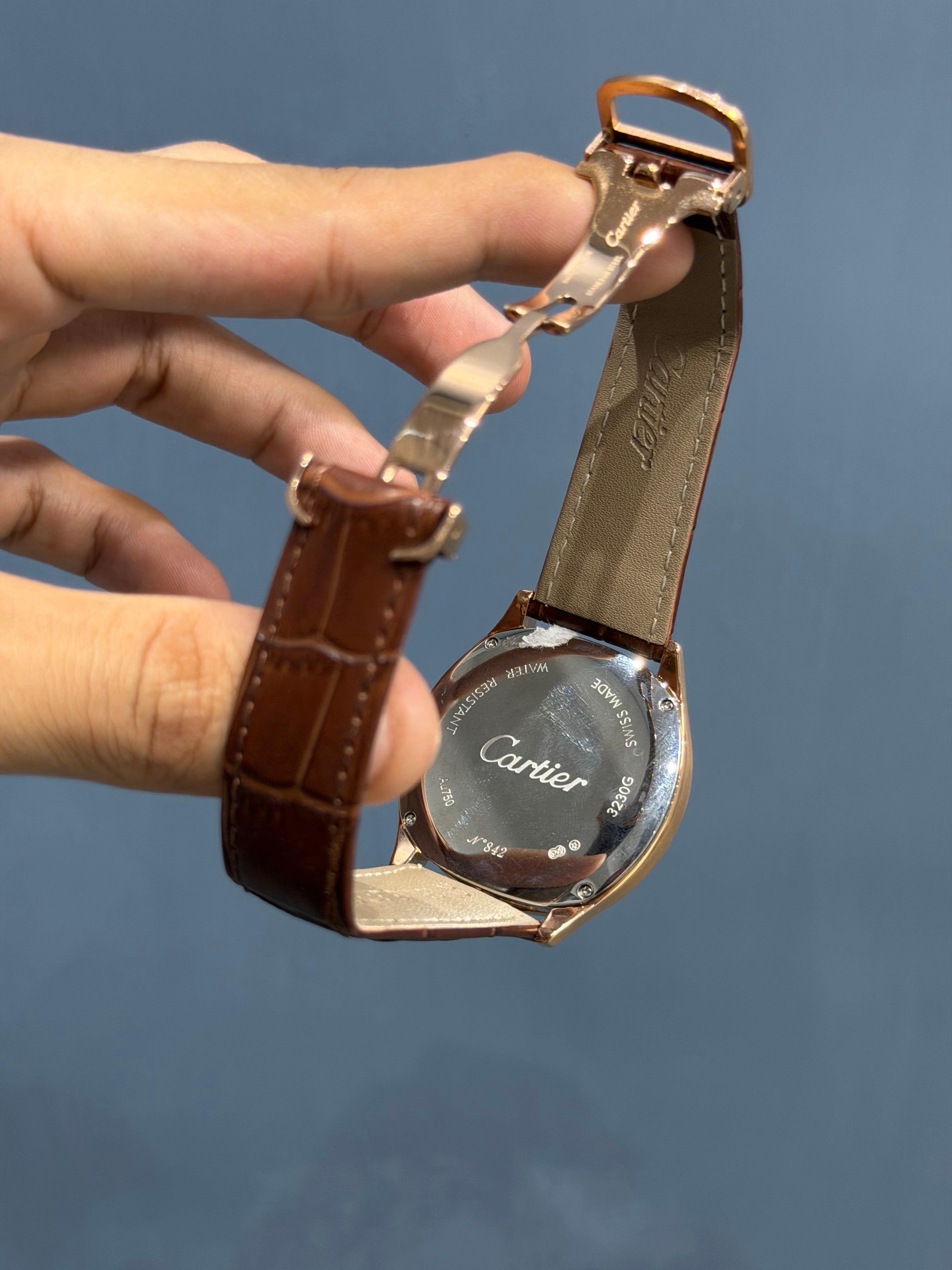 NEW COLLECTION ROSE CASE WITH ROSE DIAL & ROSE LEATHER STRAP