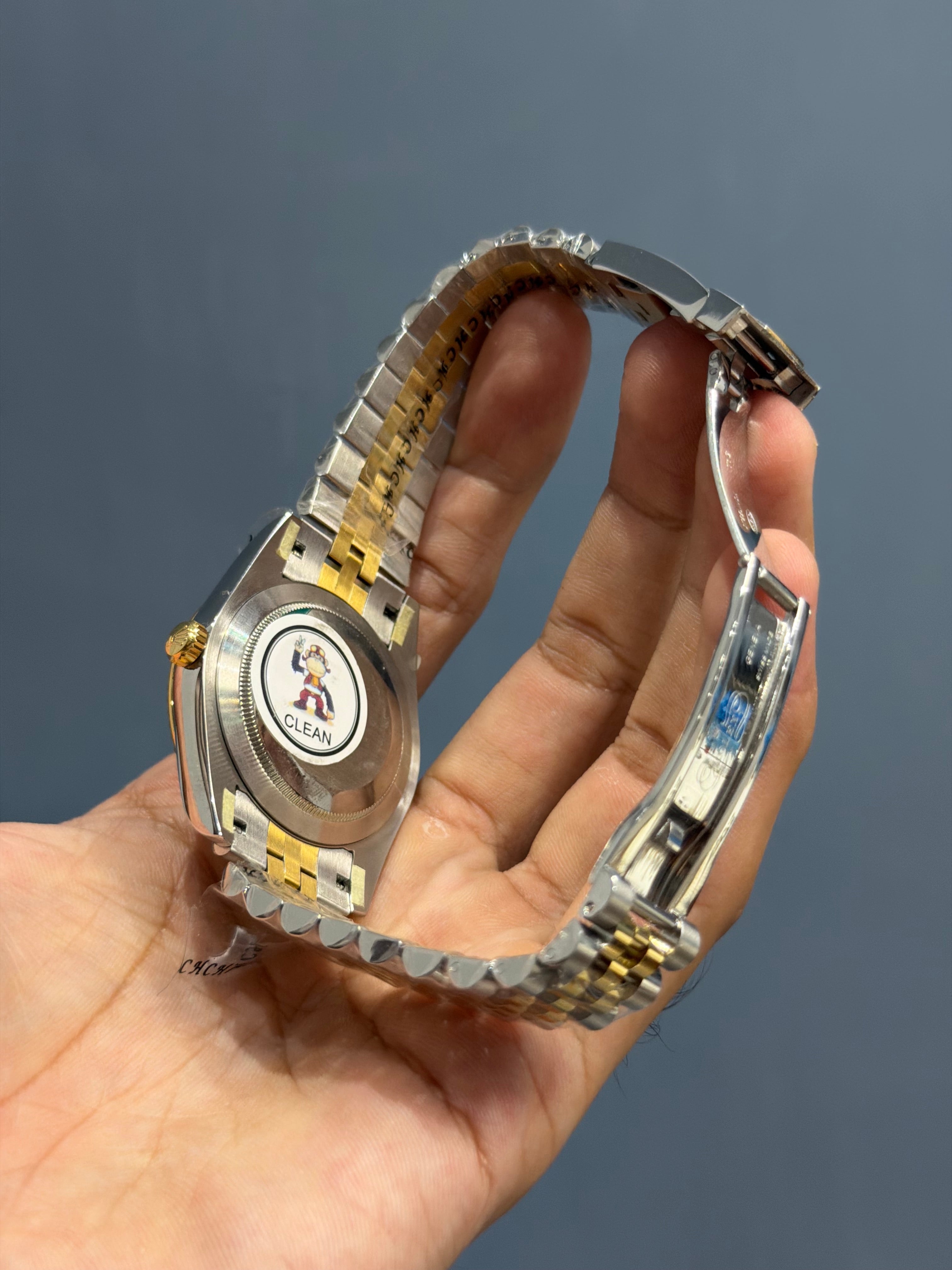 NEW COLLECTION 41 YELLOW GOLD TWO TONE WITH YELLOW DIAL OZ FACTORY