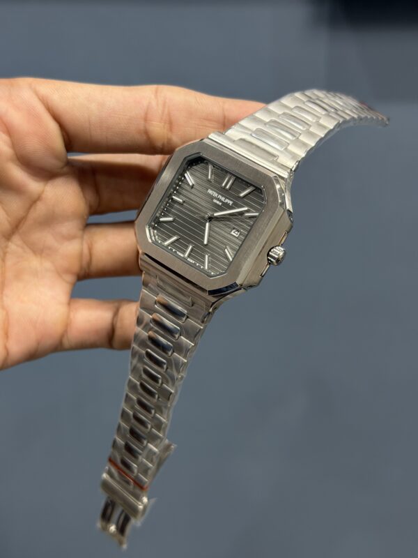 NEW COLLECTION SILVER WITH GREY DIAL QUARTZ WATCH