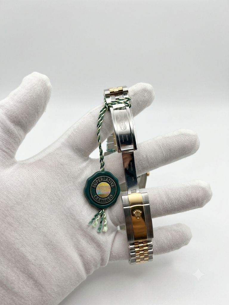 Luxury Two-Tone Datejust-Style Automatic Watch