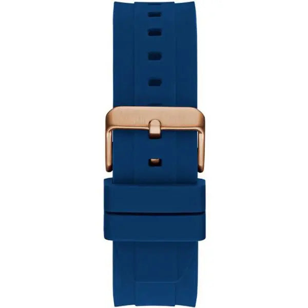 Guess Men’s Quartz Blue Silicone Strap Light Green Dial 46mm Watch GW0583G3
