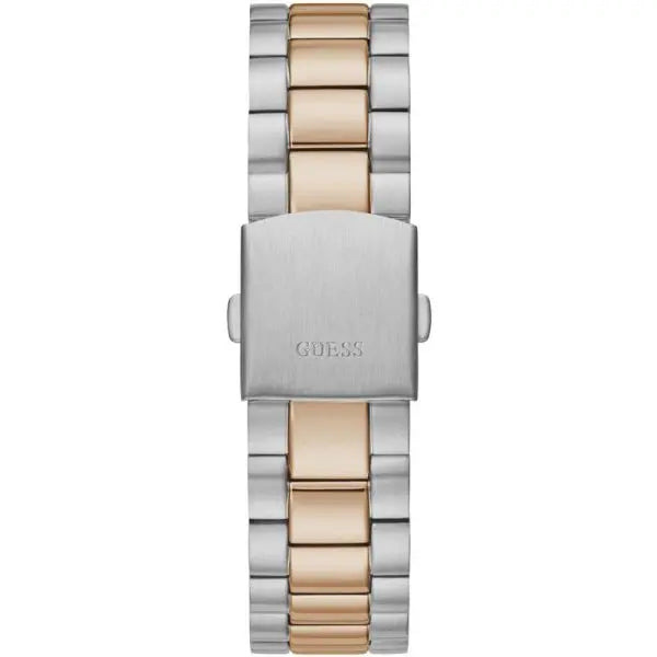 Guess Men’s Quartz Two Tone Stainless Steel Blue Dial 42mm Watch GW0265G12