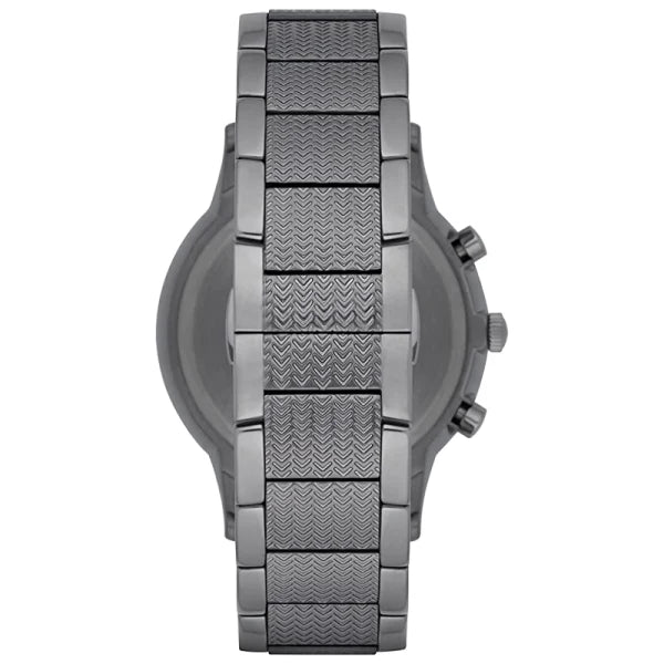 Emporio Armani Men’s Quartz Grey Stainless Steel Blue Dial 43mm Watch AR2505