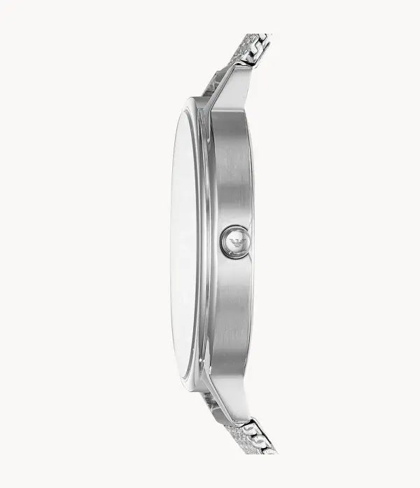 Emporio Armani Women’s Quartz Silver Stainless Steel Silver Dial 32mm Watch AR11128