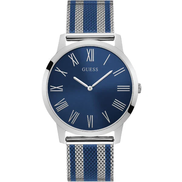 Guess Men’s Quartz Two-tone Stainless Steel Blue Dial 40mm Watch W1179G1