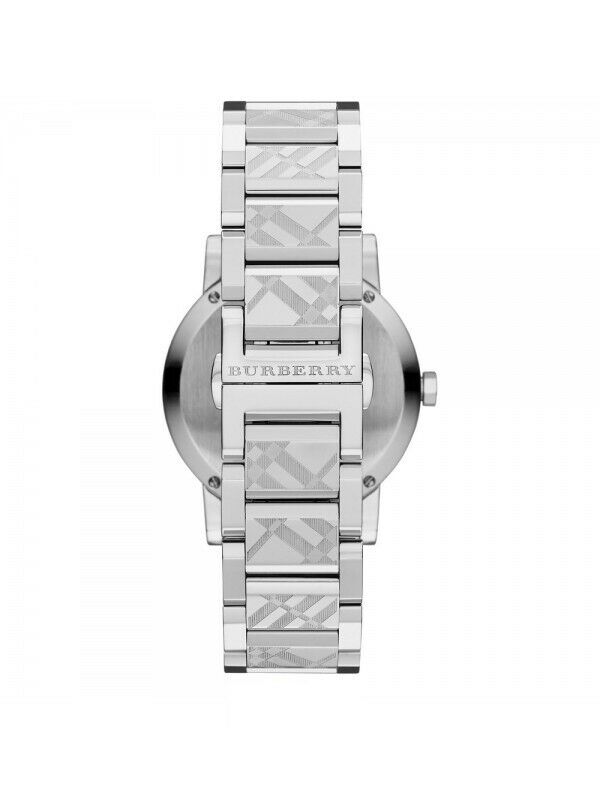 Burberry Women’s Stainless Steel Swiss Made Silver Dial 34mm Watch BU9144