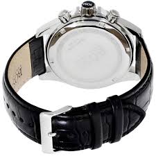 Hugo Boss Men’s Chronograph Quartz Black Leather Watch 1513178