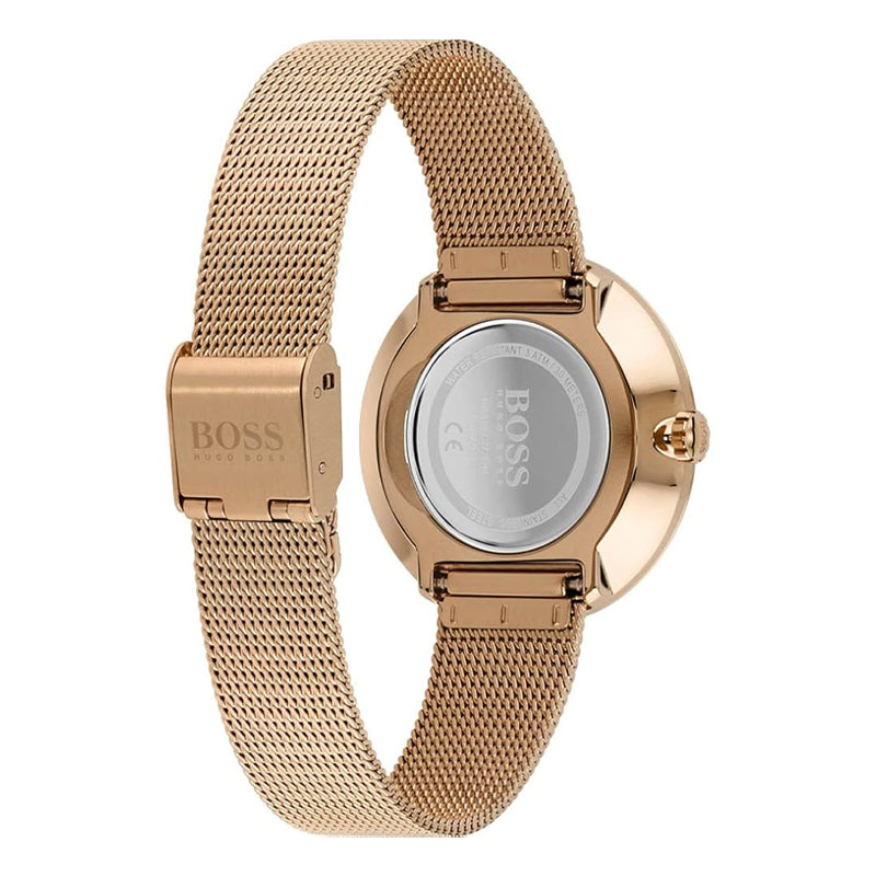 Hugo Boss Women’s Quartz Rose Gold Stainless Steel Rose Gold Dial 36mm Watch 1502548