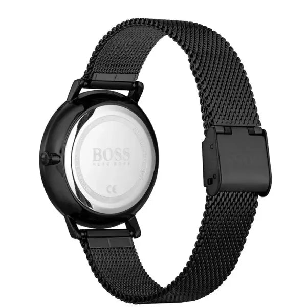 Hugo Boss Women’s Quartz Black Stainless Steel Black Dial 35mm Watch 1502521