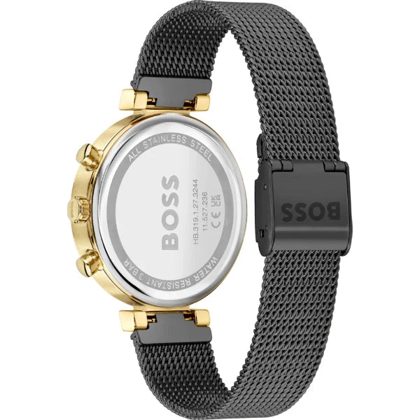 Hugo Boss Women’s Quartz Black Stainless Steel Black Dial 36mm Watch 1502627