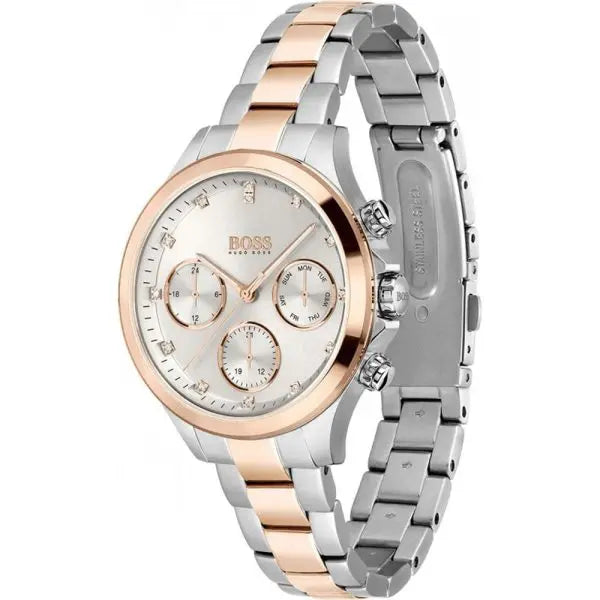 Hugo Boss Women’s Quartz Stainless Steel Silver Dial 38mm Watch 1502564
