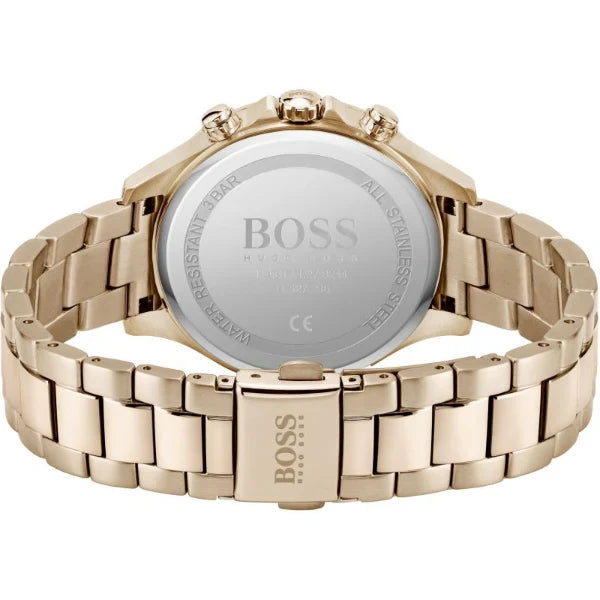 Hugo Boss Women’s Quartz Gold Stainless Steel Blue Dial 38mm Watch 1502566