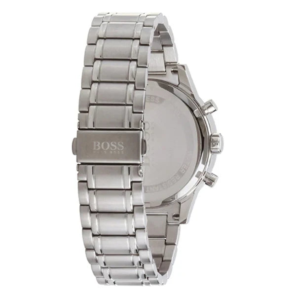 Hugo Boss Men’s Chronograph Quartz Stainless Steel Blue Dial 44mm Watch 1513183