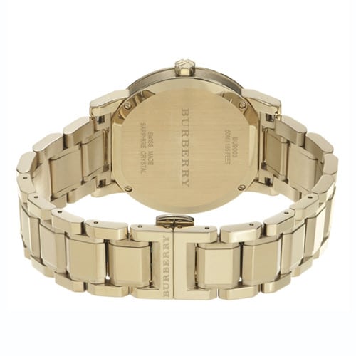 Burberry Men’s Swiss Made Stainless Steel Silver Dial 38mm Watch BU9003