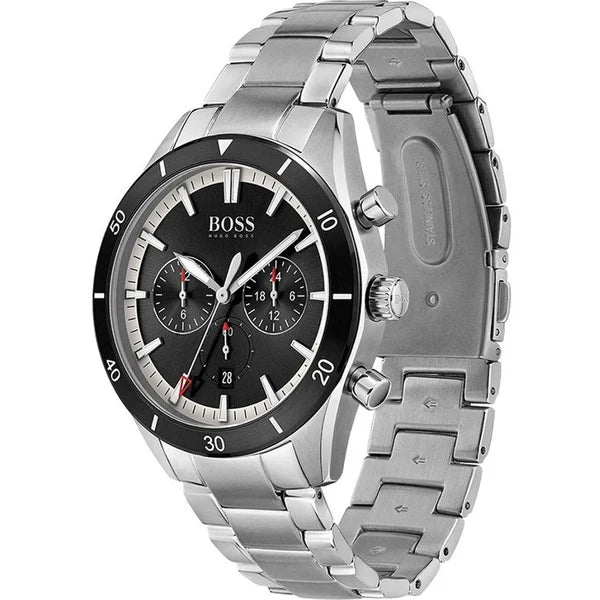 Hugo Boss Men’s Quartz Stainless Steel Black Dial 44mm Watch 1513862