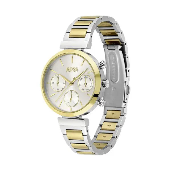 Hugo Boss Women’s Quartz Stainless Steel Silver Dial 36 Watch 1502550