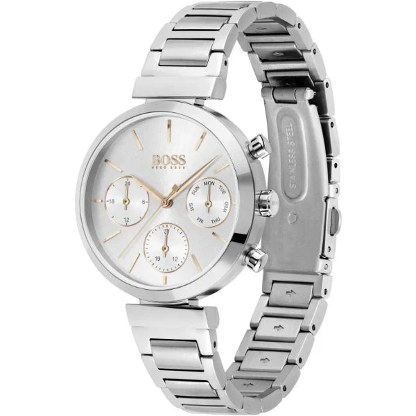 Hugo Boss Women’s Stainless Steel Silver Dial 36 Watch 1502530