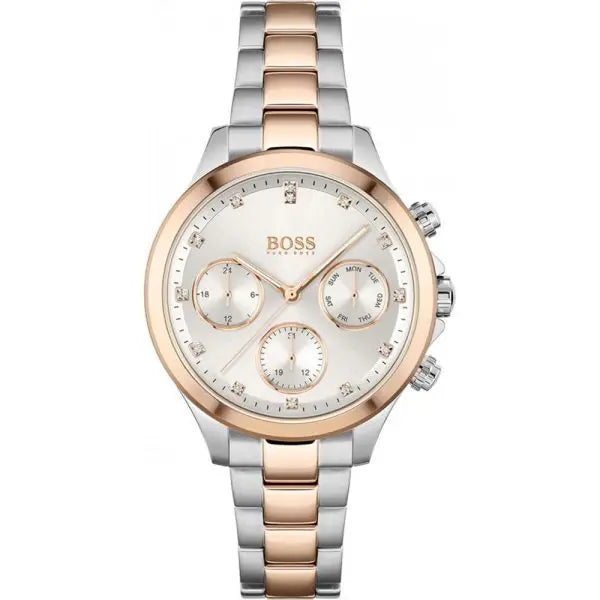 Hugo Boss Women’s Quartz Stainless Steel Silver Dial 38mm Watch 1502564