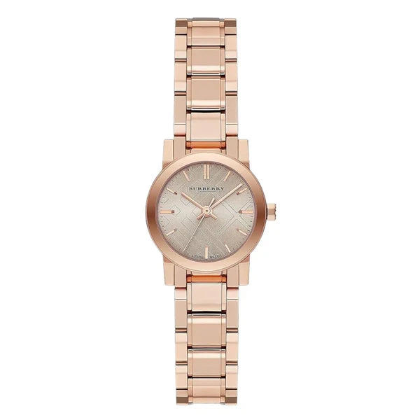 Burberry Women’s Swiss Made Stainless Steel Beige Dial 26mm Watch BU9228