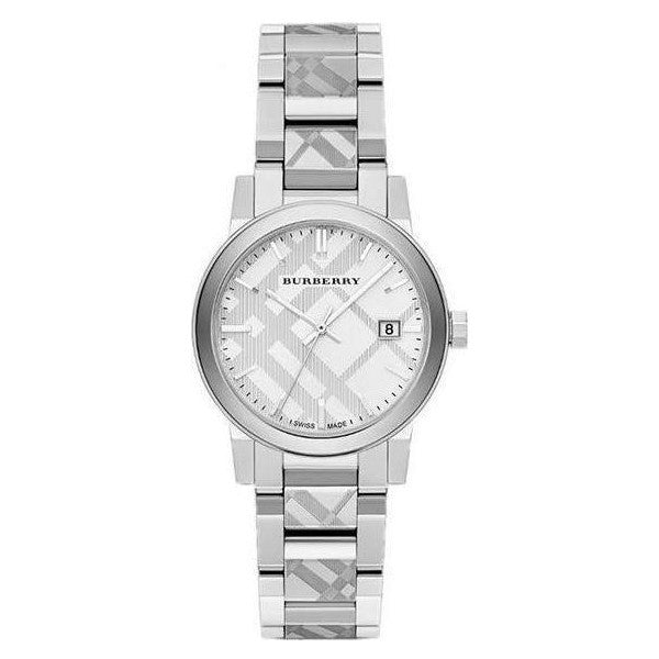 Burberry Women’s Stainless Steel Swiss Made Silver Dial 34mm Watch BU9144