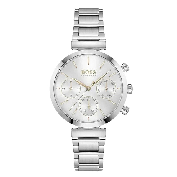 Hugo Boss Women’s Stainless Steel Silver Dial 36 Watch 1502530