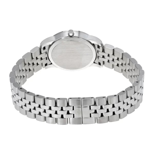 Movado Women’s Quartz Swiss Made Stainless Steel Mother of Pearl Dial 28mm Watch 0606612