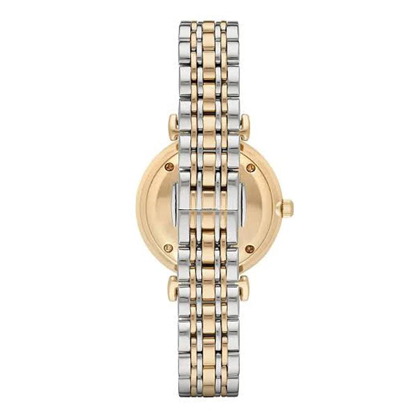 Emporio Armani Women’s Quartz Two-tone Stainless Steel White Dial 32mm Watch AR2076