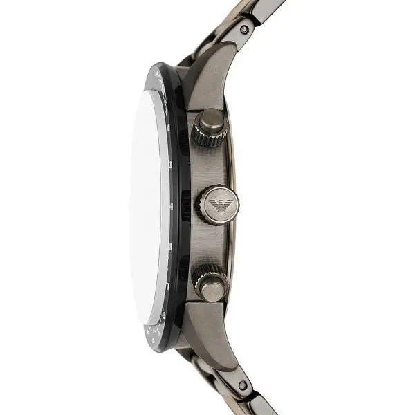 Emporio Armani Men’s Chronograph Stainless Steel Silver Dial 43mm Watch AR11471