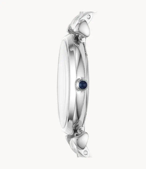 Emporio Armani Women’s Analog Stainless Steel Dark Blue Dial 32mm Watch AR11091