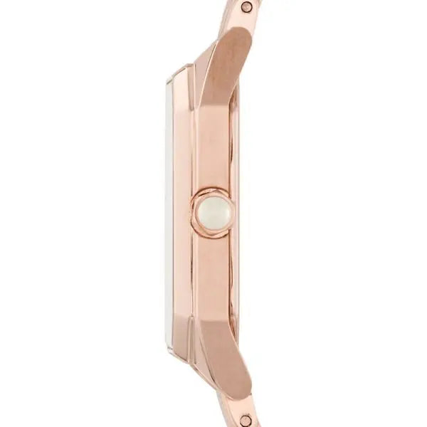 Emporio Armani Women’s Quartz Rose Gold Stainless Steel Mother of Pearl Dial 24mm Watch AR11389