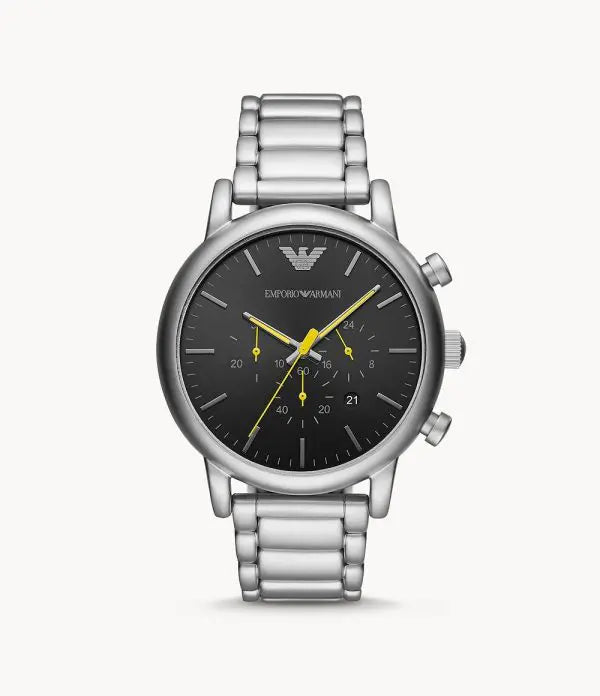 Emporio Armani Men’s Quartz Stainless Steel Black 46mm Watch AR11324