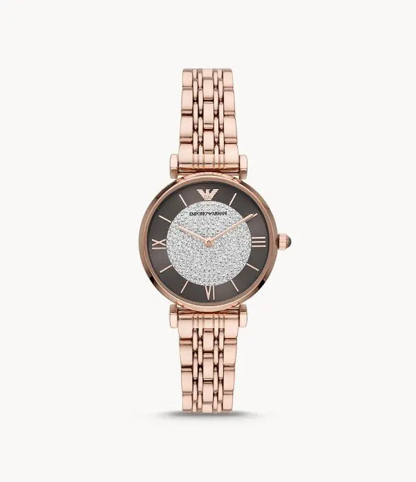 Emporio Armani Women’s Quartz Stainless Steel Brown Dial 32mm Watch AR11402