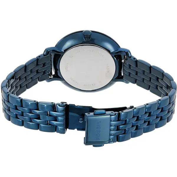 Fossil Women’s Quartz Blue Stainless Steel Blue Dial 36mm Watch ES4094