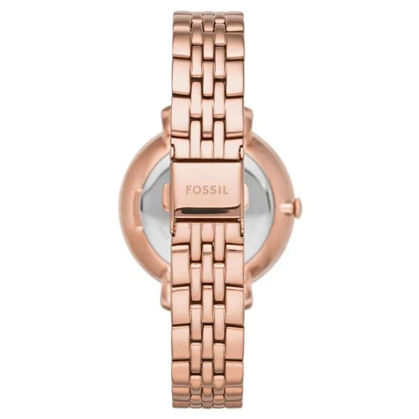 Fossil Women’s Quartz Stainless Steel Rose Gold Dial 36mm Watch ES3546