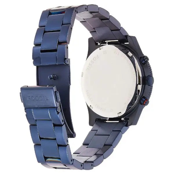 Fossil Women’s Quartz Navy Blue Stainless Steel Navy Blue Dial 39mm Watch ES4093