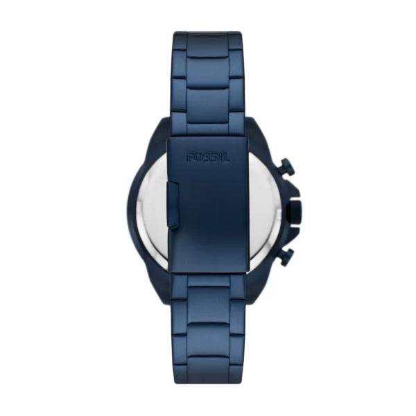 Fossil Men’s Quartz Blue Stainless Steel Blue Dial 44mm Watch FS5916