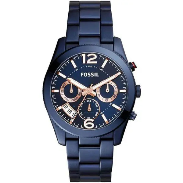 Fossil Women’s Quartz Navy Blue Stainless Steel Navy Blue Dial 39mm Watch ES4093