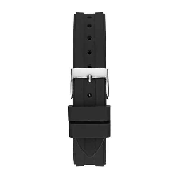 Guess Women’s Quartz Black Silicone Strap White Dial 36mm Watch W1292L1