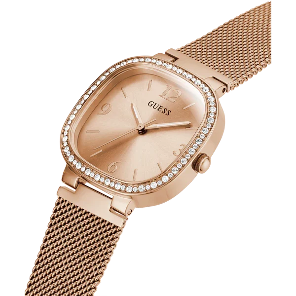 Guess Women’s Quartz Rose Gold Stainless Steel Rose Gold Dial 32mm Watch GW0354L3