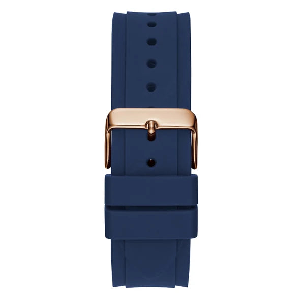 Guess Men’s Quartz Blue Silicone Strap Blue Dial 45mm Watch GW0060G3