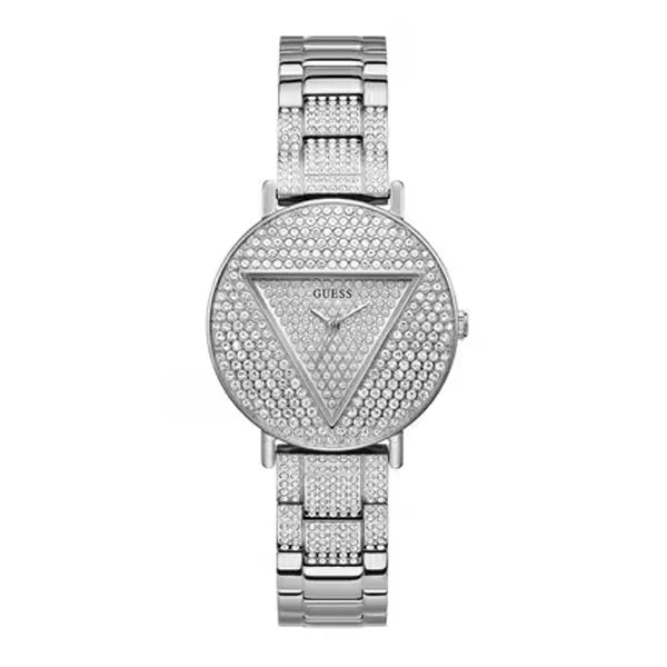 Guess Women’s Quartz Silver Stainless Steel Silver Dial 36mm Watch GW0512L1