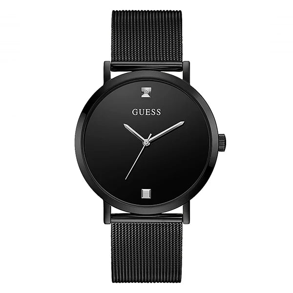 Guess Men’s Quartz Black Stainless Steel Black Dial 44mm Watch GW0248G3