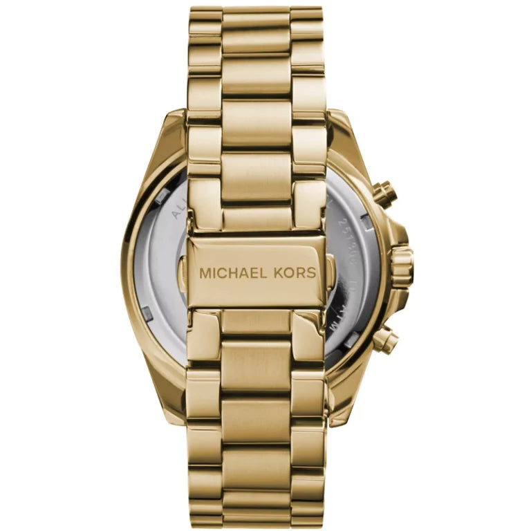 Michael Kors Unisex Chronograph Quartz Stainless Steel Champagne Dial 40mm Watch MK5605