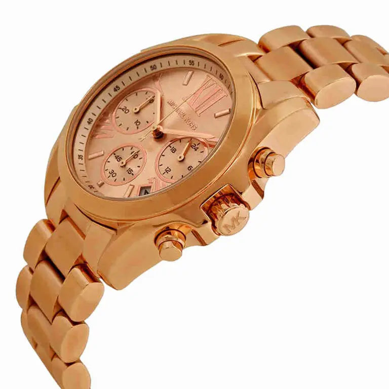 Michael Kors Women’s Chronograph Quartz Stainless Steel Rose Gold Dial 36mm Watch MK5799