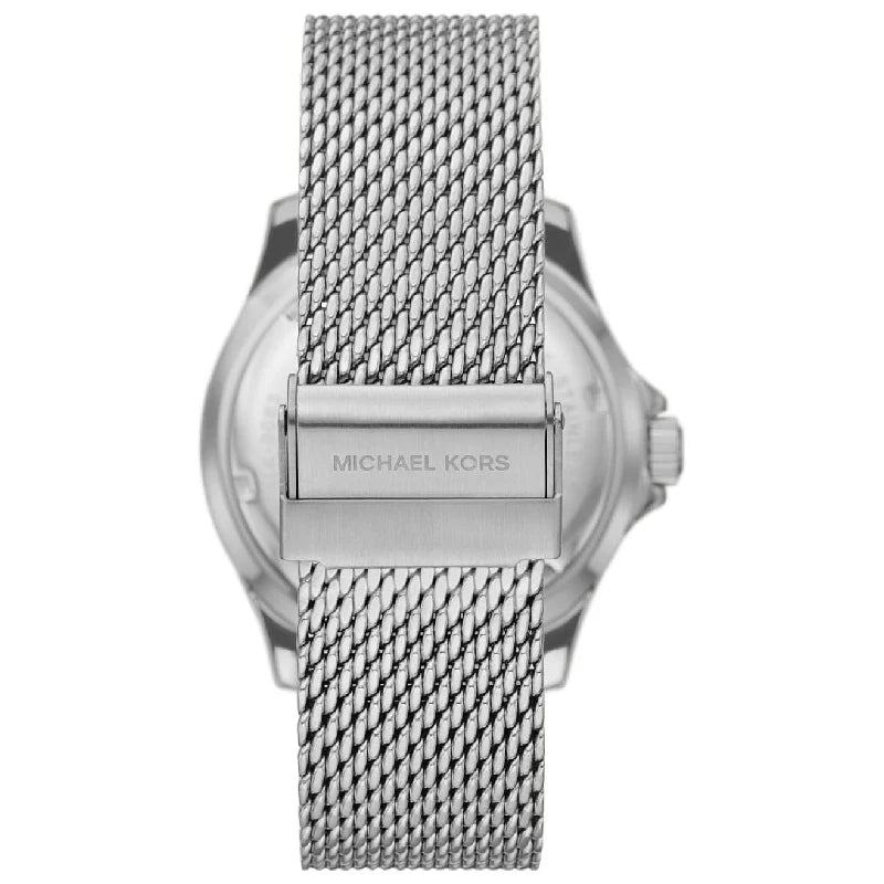 Michael Kors Men’s Quartz Silver Stainless Steel Blue Dial 43mm Watch MK9082