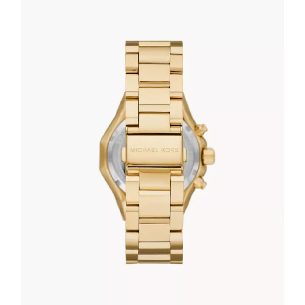 Michael Kors Women’s Chronograph Quartz Gold Stainless Steel Gold Dial 41mm Watch MK4690