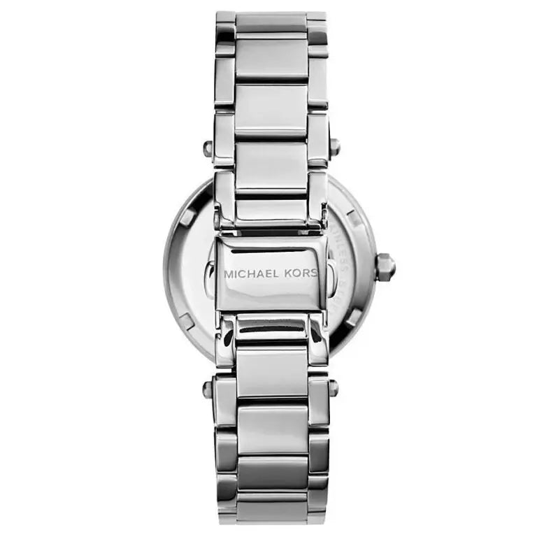 Michael Kors Women’s Quartz Stainless Steel Silver Dial 33mm Watch MK5615