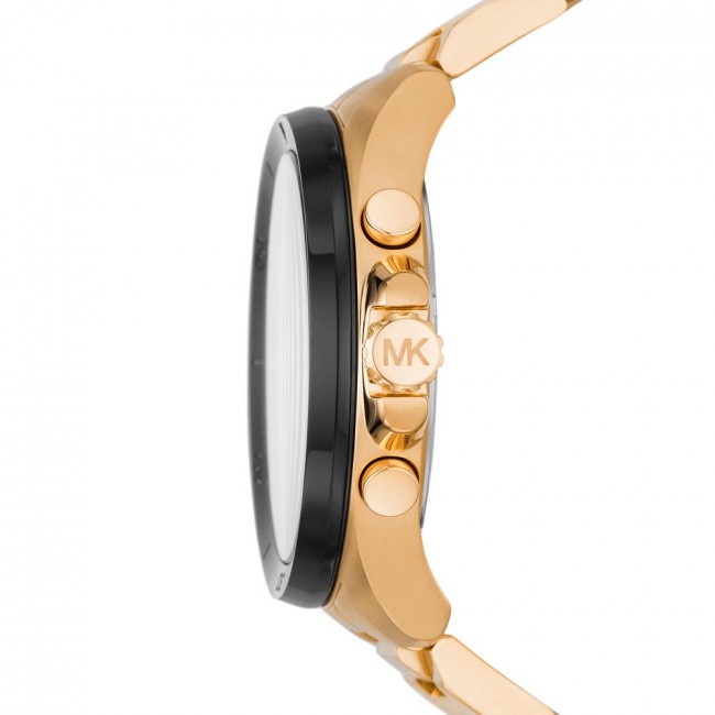 Michael Kors Men’s Quartz Stainless Steel Black Dial 45mm Watch MK8848