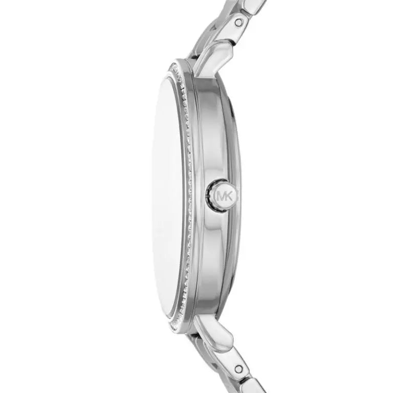 Michael Kors Women’s Quartz Silver Stainless Steel Pink Dial 38mm Watch MK4631